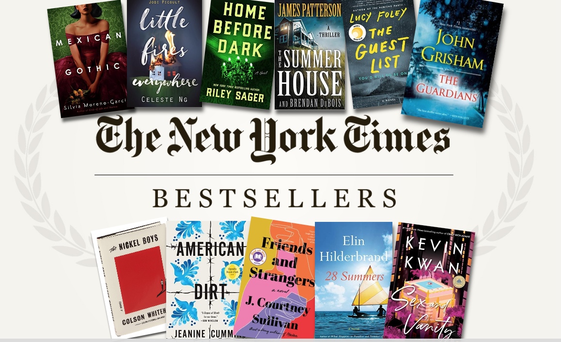 new york times best sellers in books