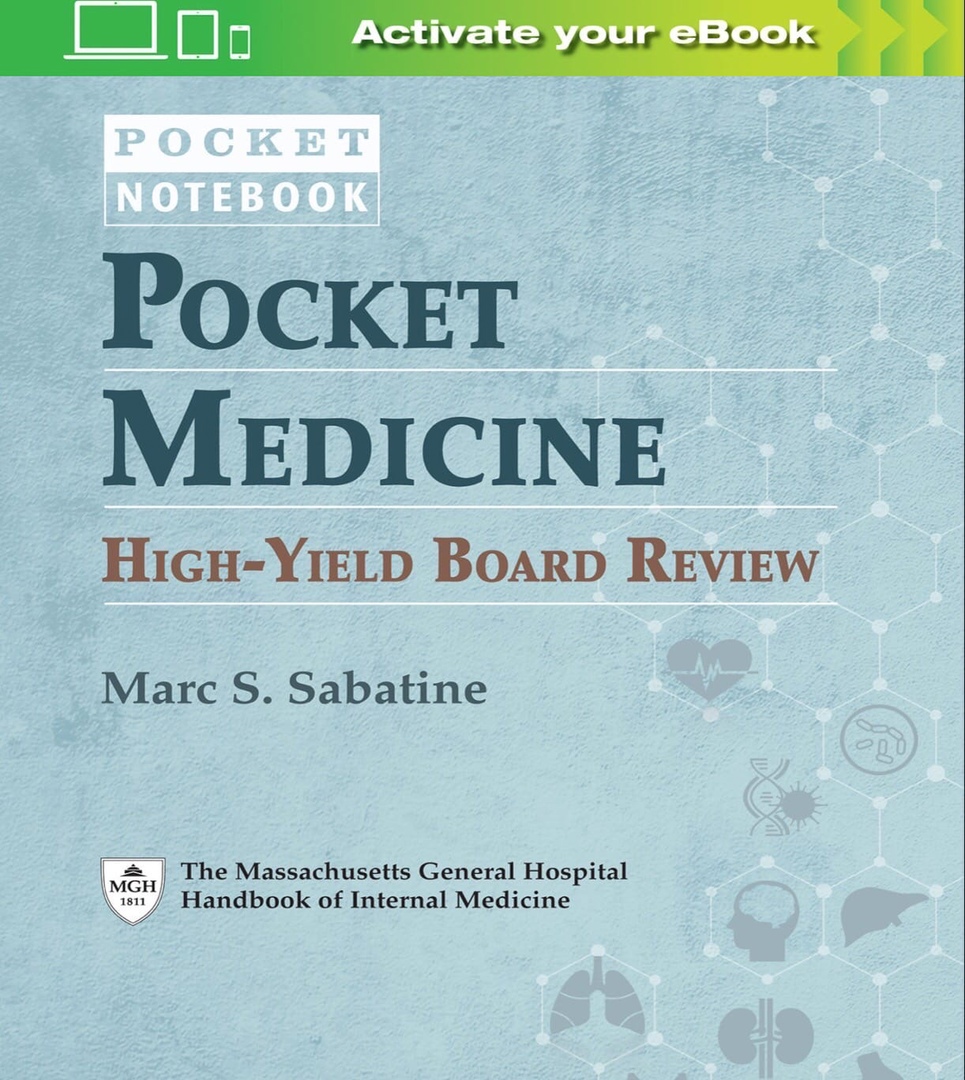 Pocket Medicine High-Yield Board Review (Sabantin) 1 Ed (2021)