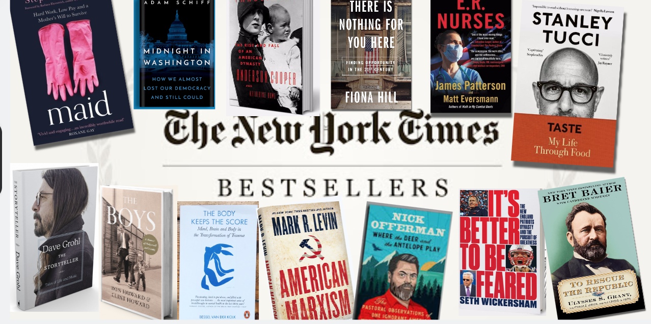 The New York Times Best Sellers: Non-Fiction – October 31, 2021