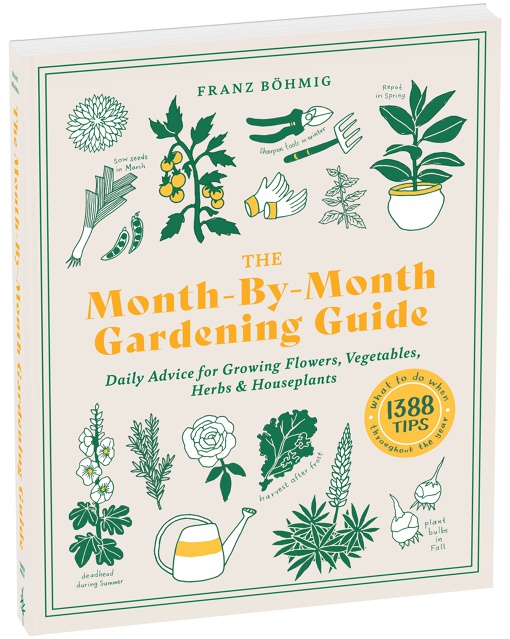 The Month-by-Month Gardening Guide: Daily Advice For Growing Flowers, Vegetables, Herbs, And Houseplants By Franz Bohmig
