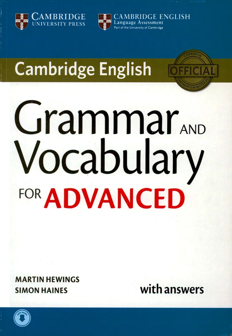 Grammar And Vocabulary For Advanced (Hewings, 2015)