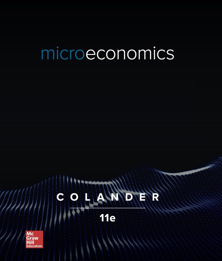 Microeconomics (Colander, 2017)
