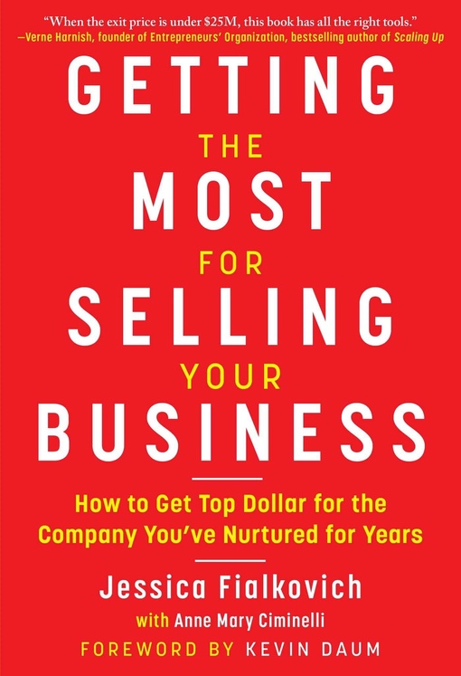 Jessica Fialkovich – Getting The Most For Selling Your Business