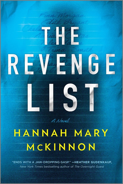 Hannah Mary McKinnon – The Revenge List